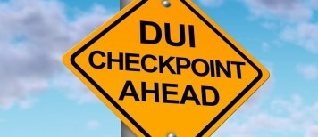 DUI road sign